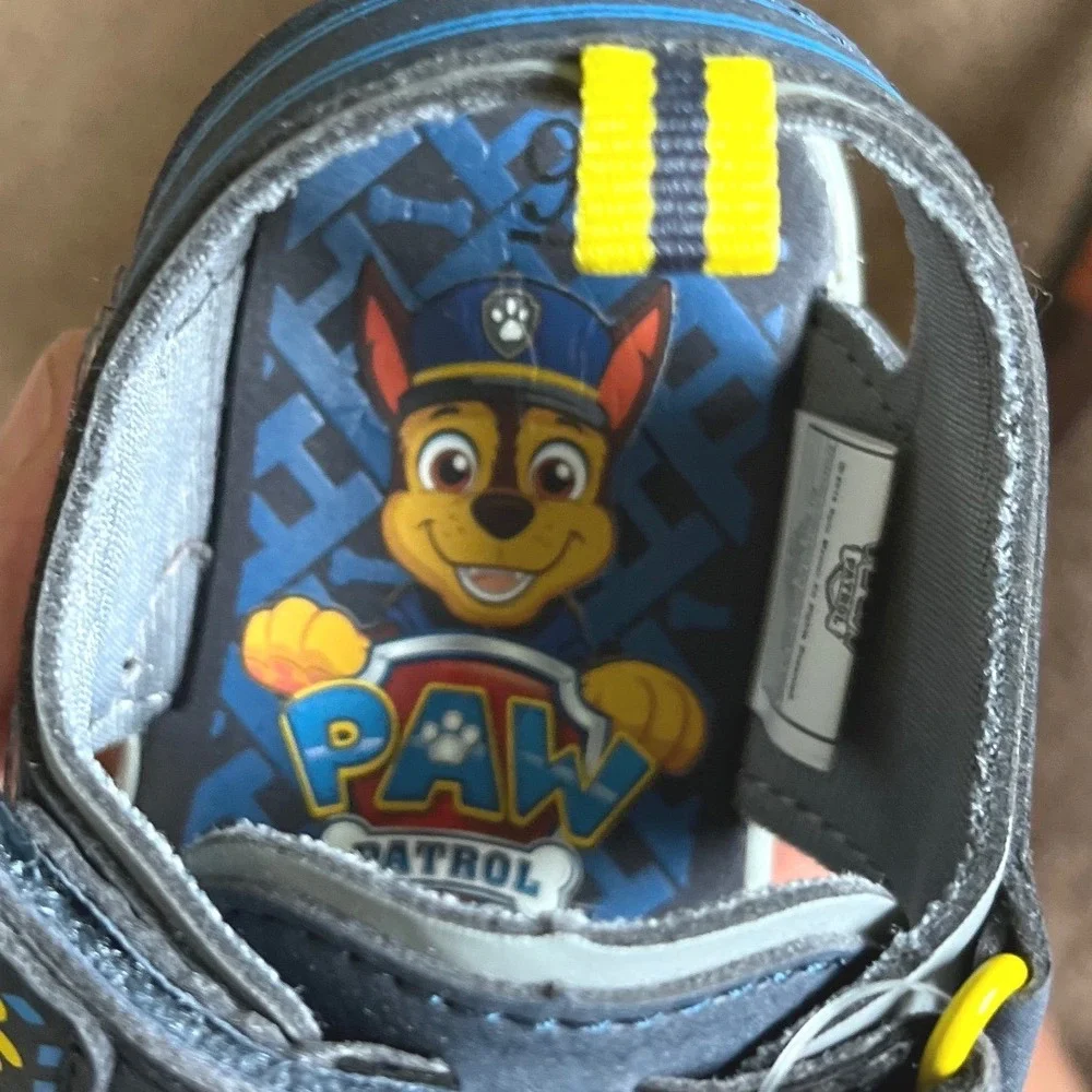 Paw Patrol Boys Navy Blue Closed Toe Sandals Toddler Size 9 New